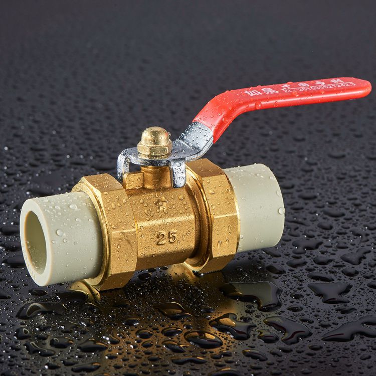 厂家直销ppr铜球阀手动黄铜阀门开关20-75管道阀pe现货供应可定制