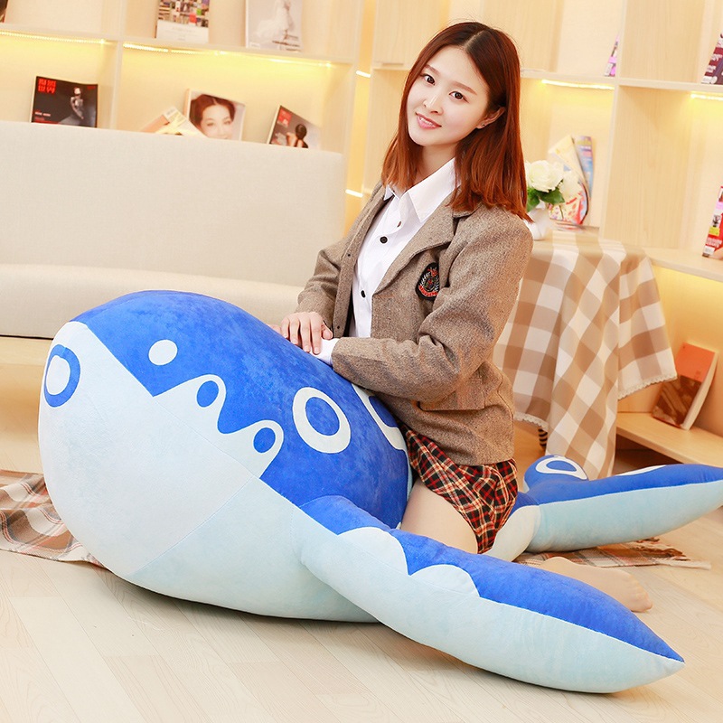 漫展热销 庄周的坐骑鲲公仔 毛绒玩具鲲抱枕动漫周边定制批发