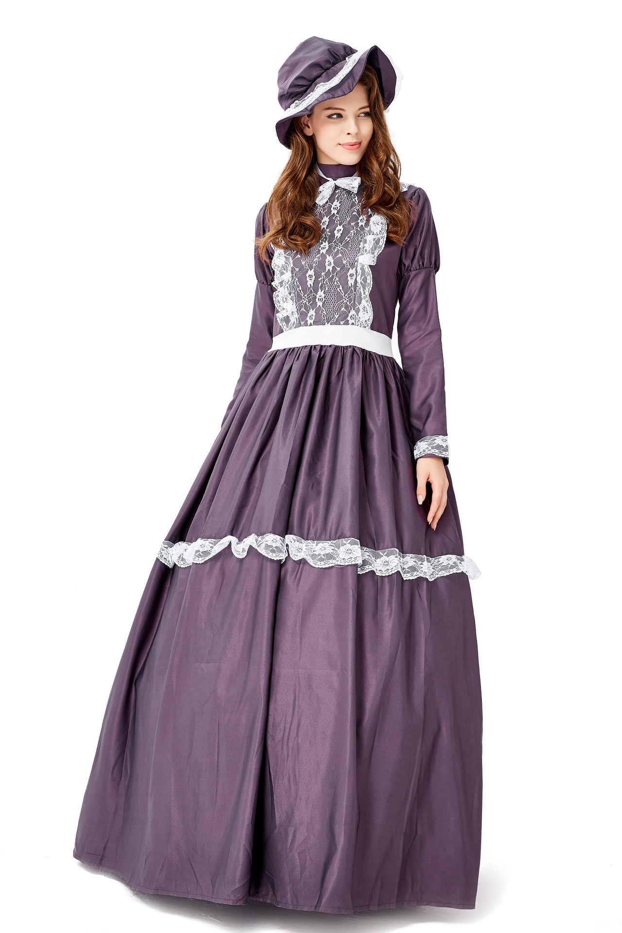 欧洲复古贵妇装农场装 万圣节中世纪服装聚会妇女服装农场庄园服