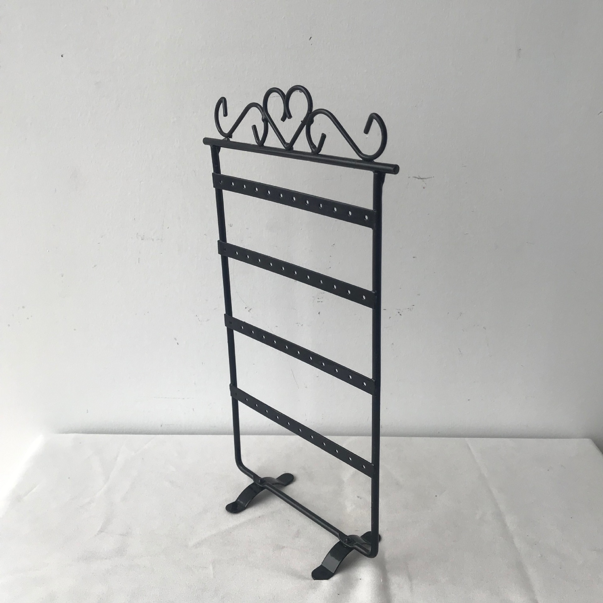 【展茂】简约创意铁艺耳环饰品金属展示架时尚收纳铁架饰品铁架