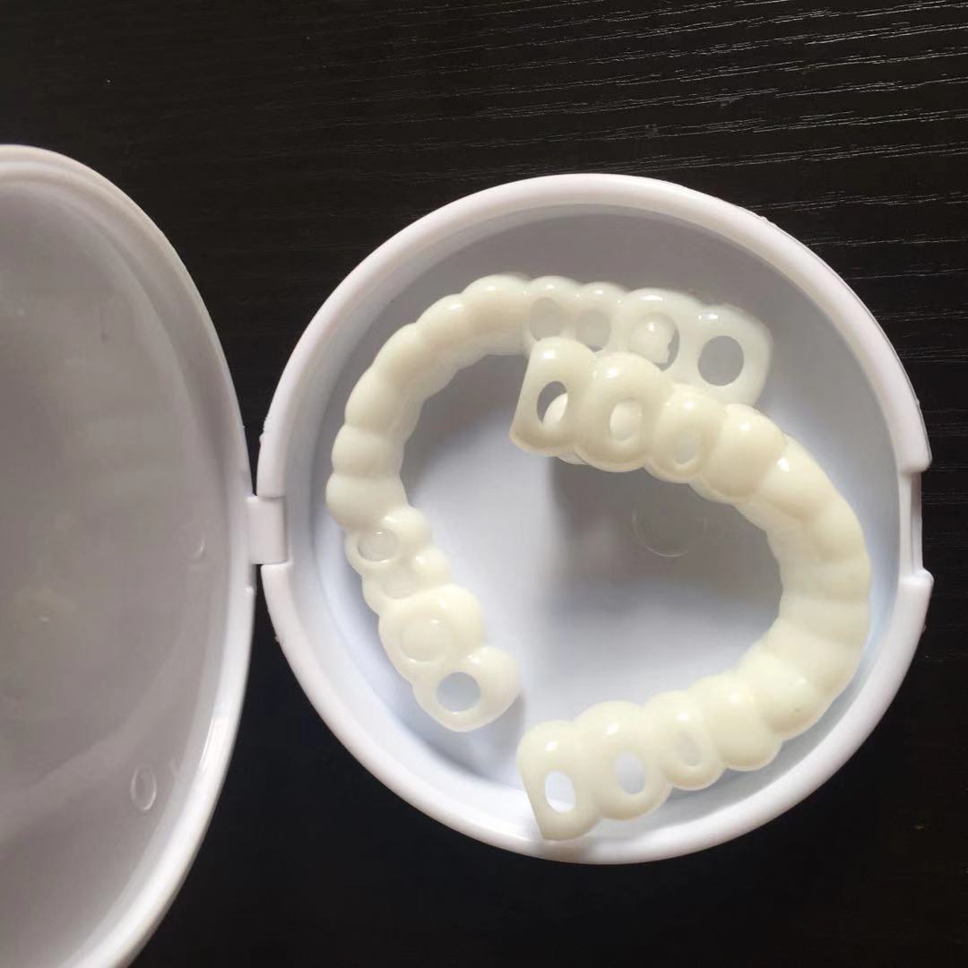 beautiful smile跨境假牙护理创意牙齿临时防真假牙套