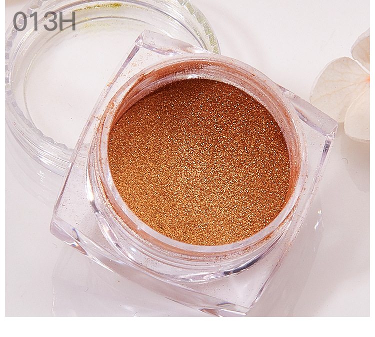 diy美甲饰品钛金粉网红镭射粉金银闪粉新款创意美甲镜面粉魔镜粉