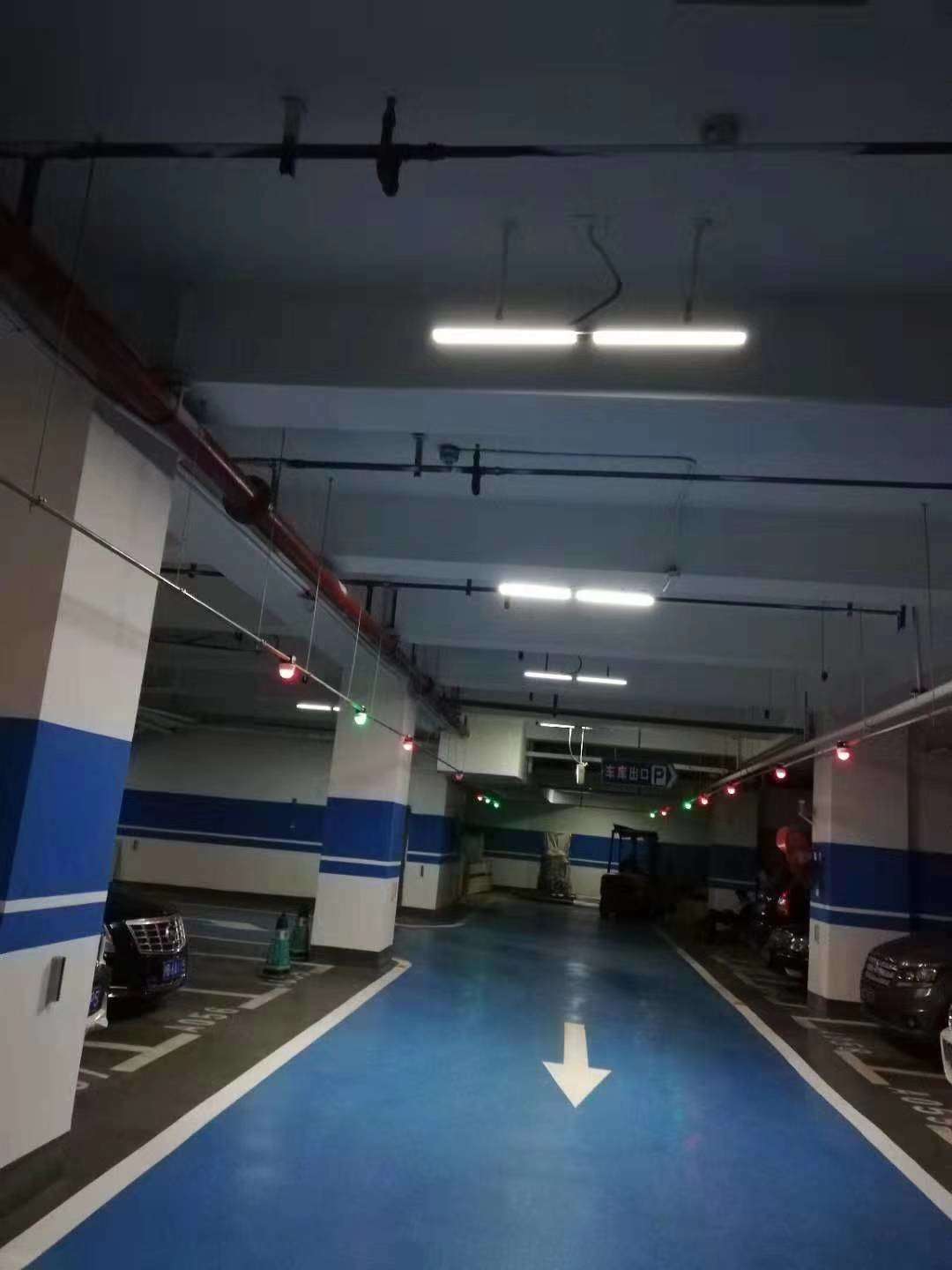 好美全铝停车场吊线感应灯 节能改造微波感应车库灯