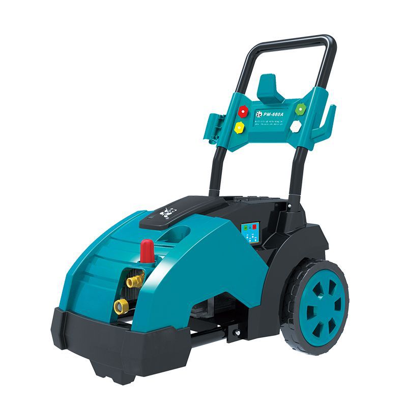 熊猫牌660a型商用高压洗车机 680a自动洗车行超高压清洗机水枪头