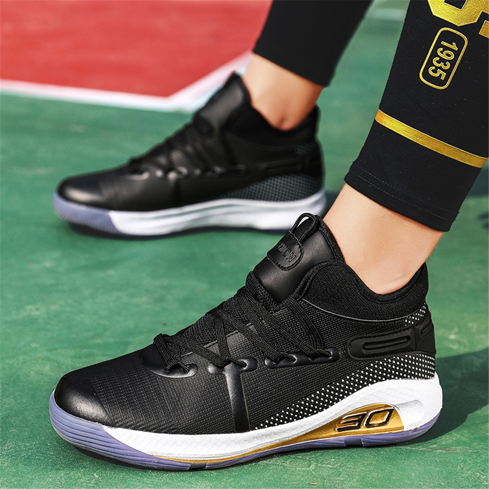 男女情侣运动鞋 amazon跨境shopee 大码篮球鞋45 46码 高帮