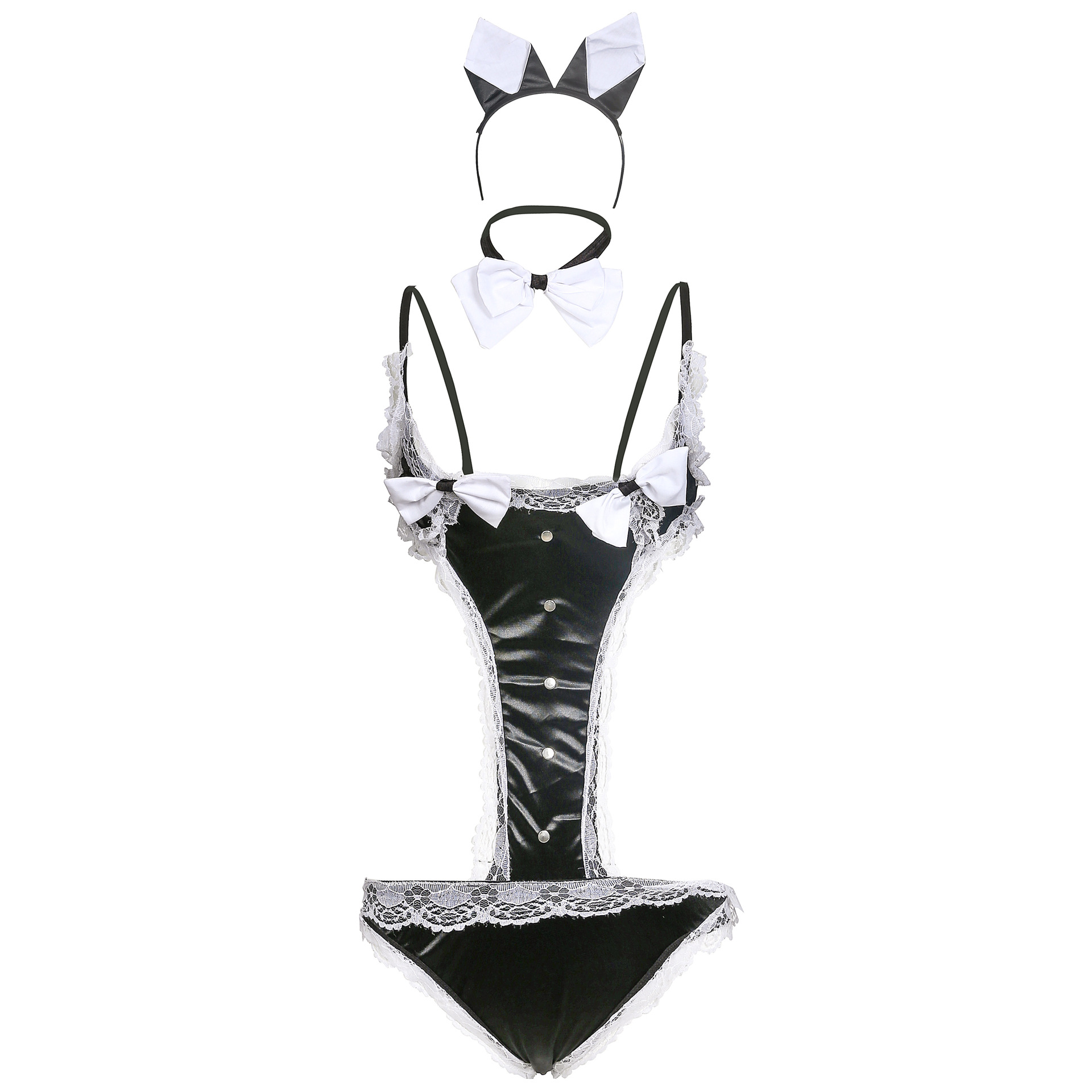 欧美女士蕾丝兔女郎服 女式情趣内衣 角色扮演性感连体兔子装