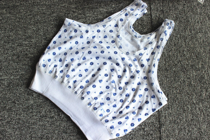 42支菊花牌中老年人短背心内衣女夏季汗衫全棉老太太打底纯棉