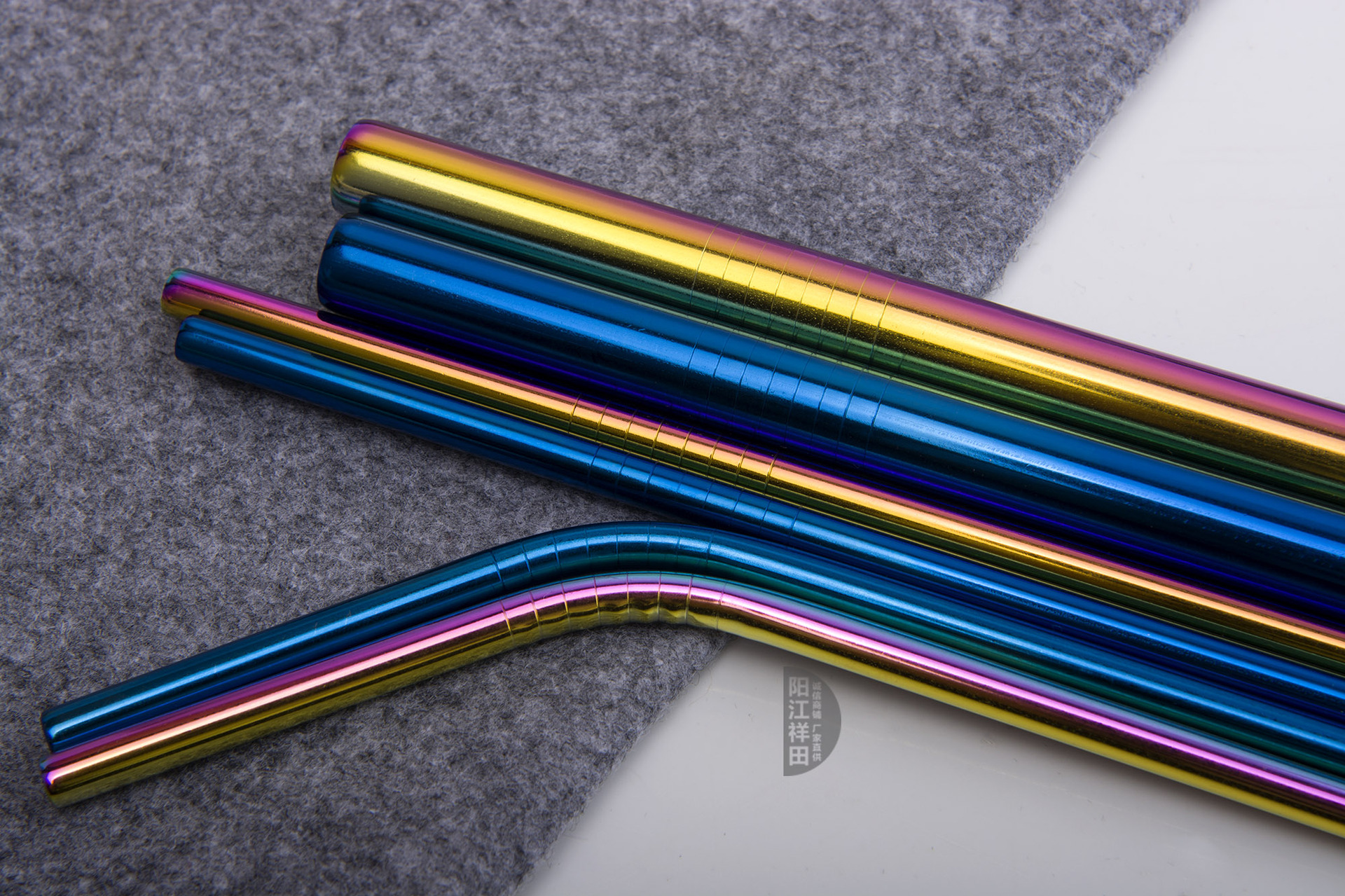 创意不锈钢吸管套装 彩色金属吸管 定制咖啡饮料奶茶 可定制logo