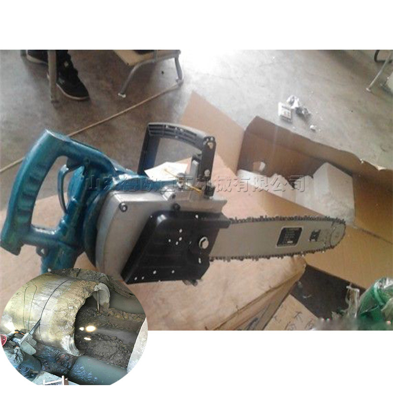 矿山开采矿石切割链条锯 一件代发电动金刚石链锯 混凝土切割链锯