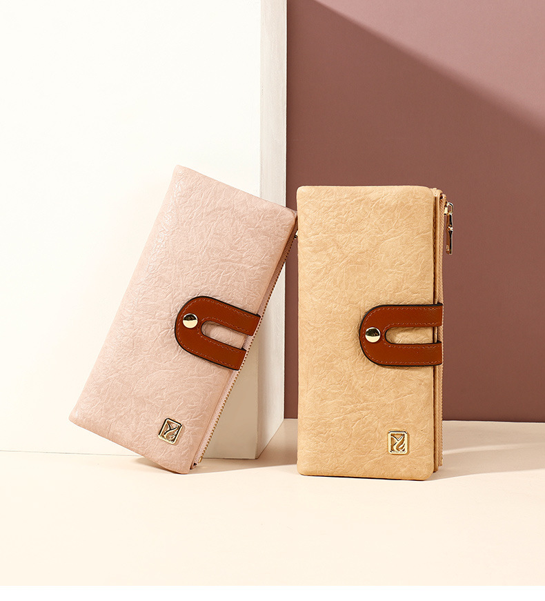 悦芊凯时尚多功能两折长款钱夹