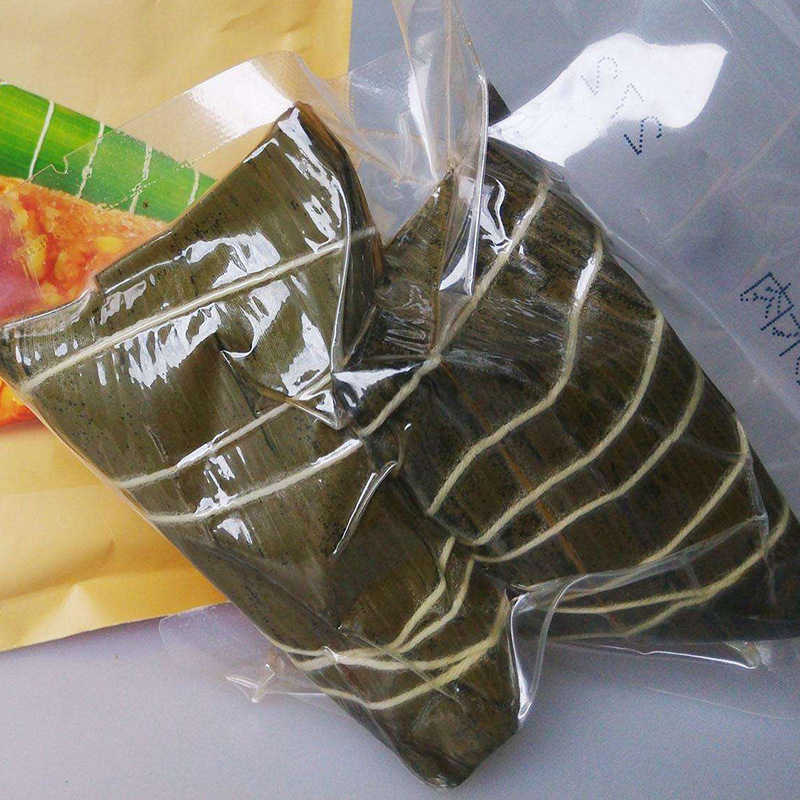 oem定制两只装透明真空包装端午粽子 素肉粽子 提前预约订购