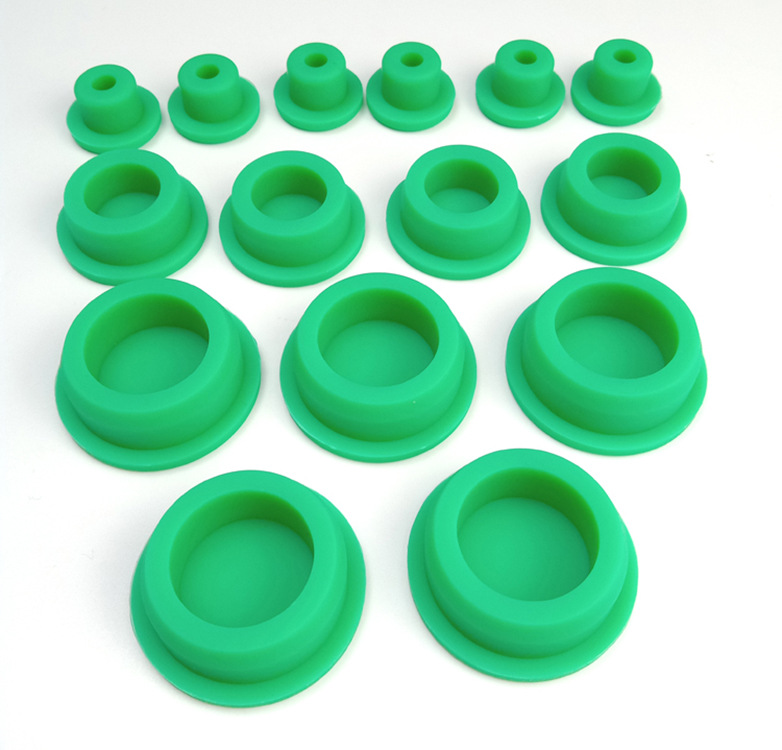 绿色橡胶软堵头 橡胶塞子 堵孔圆形 圆孔塞 防水胶塞 皮塞橡胶盖