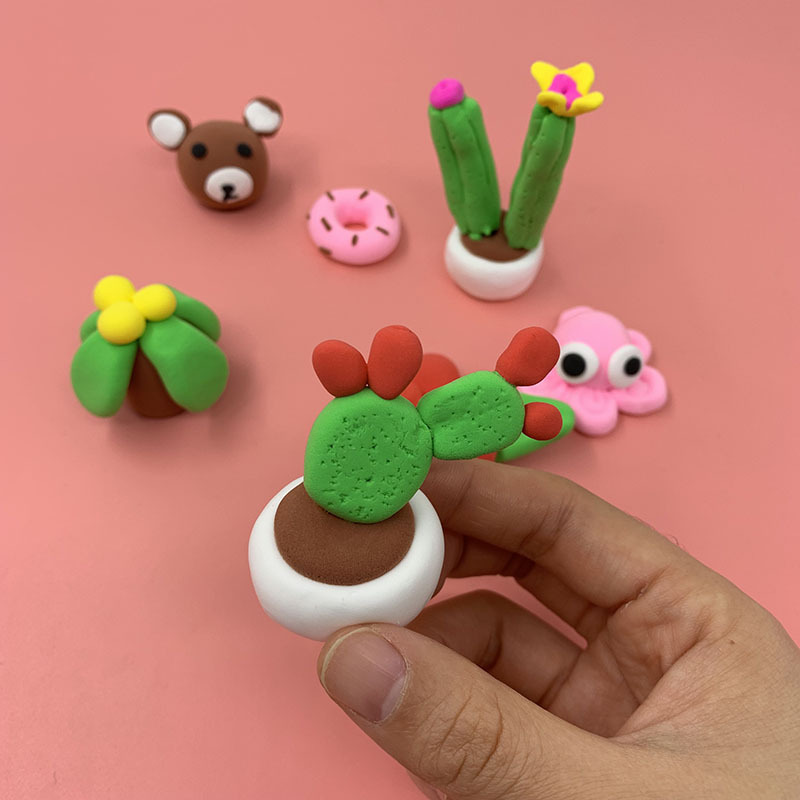 爆款手工diy橡皮泥超轻粘土彩色橡皮泥儿童益智玩具幼儿园专用