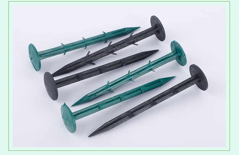 现货批发16cm园艺固定钉塑料地布钉园艺地钉防草布地钉固定塑料钉