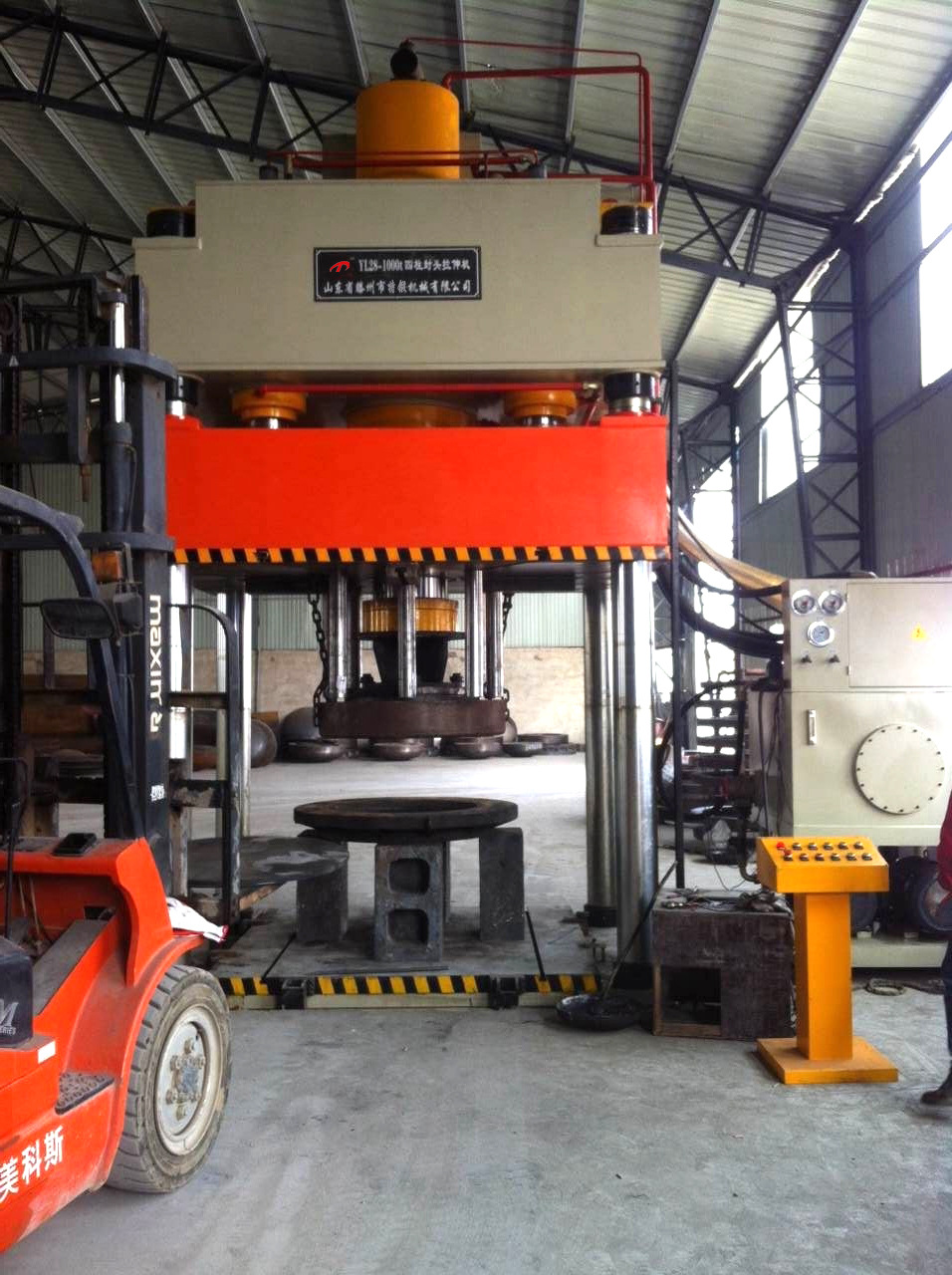 1000吨封头拉伸机 封头冲压机 大型压力机 封头专用四柱液压机-阿里巴