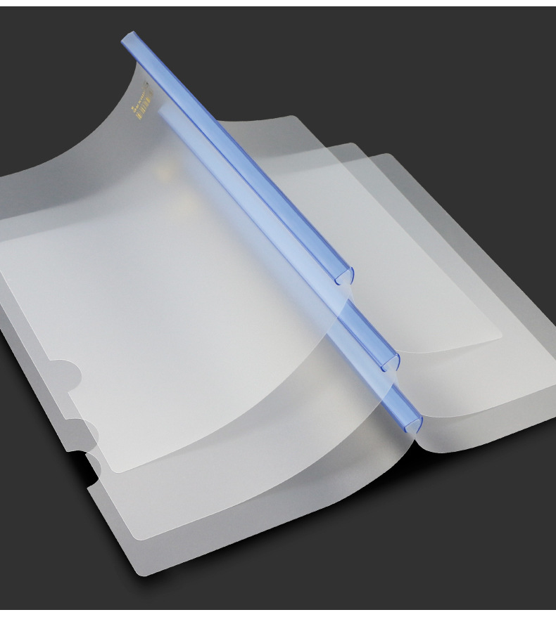 厂家供应 塑料档案抽杆夹 文件夹定制 pp料文件袋a4拉杆夹定制