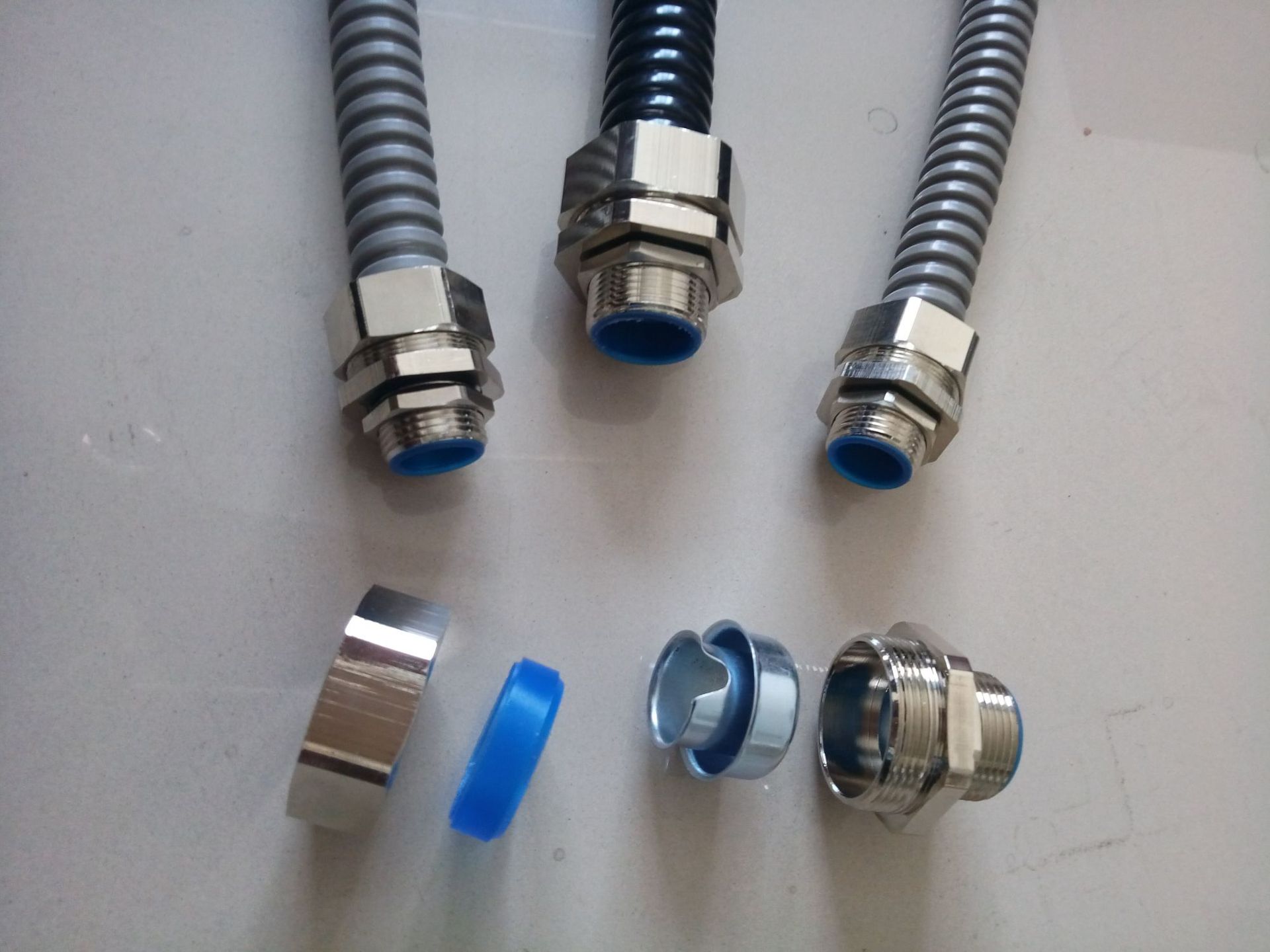 重庆供应铜镀镍金属软管接头 ltcm-b型外螺纹黄铜软管接头