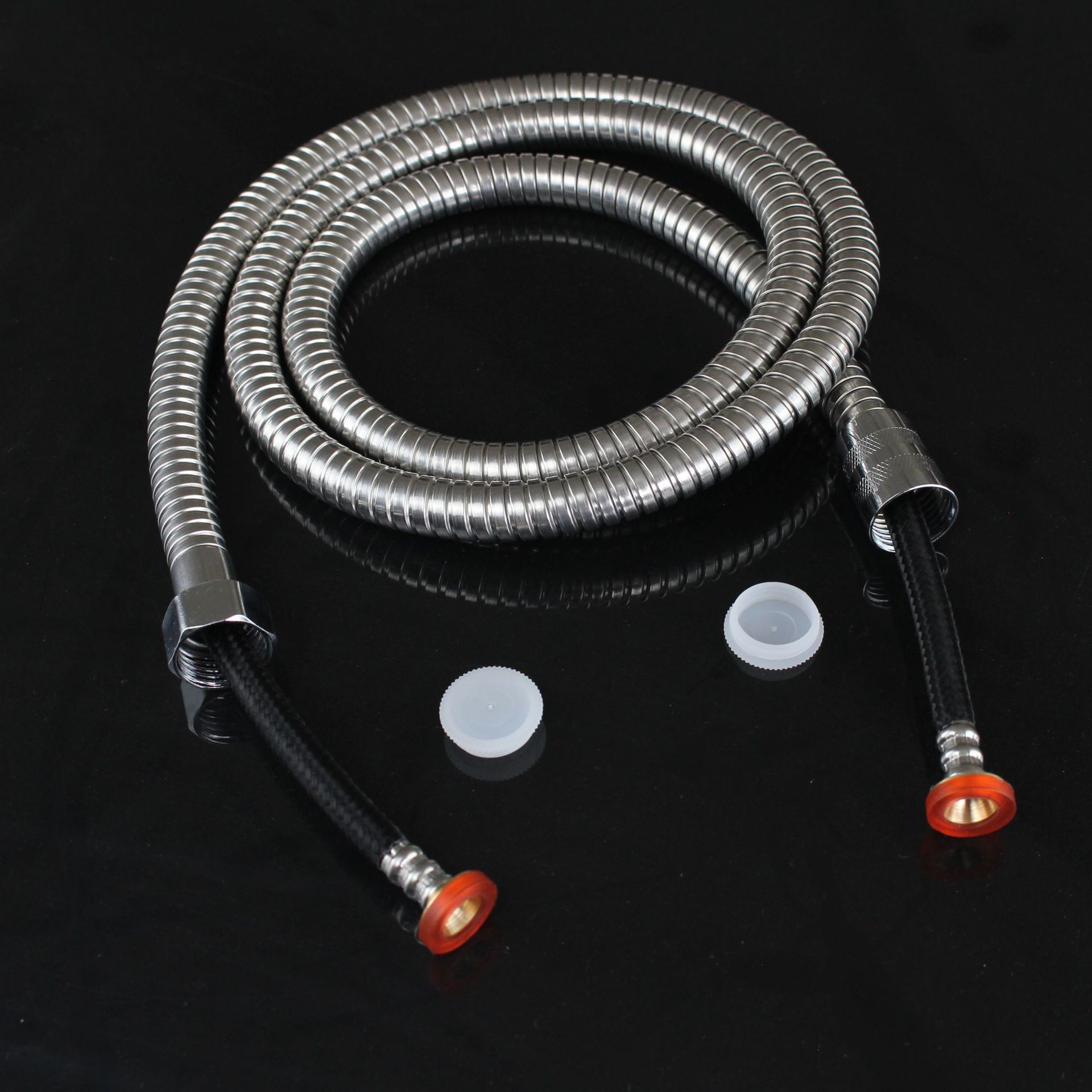 厂家供应150cm淋浴管花洒软管不锈钢抽拉软管epdm内管