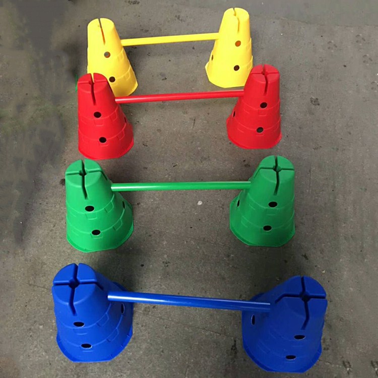 感统训练幼儿园标志桶跨栏路障标志筒万象组合雪糕筒儿童体能棒