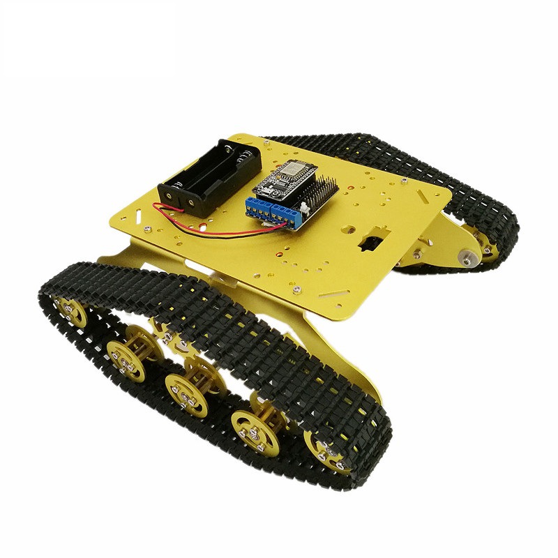 ts300减震履带坦克底盘wifi遥控小车套件diy课程设计智能机器人