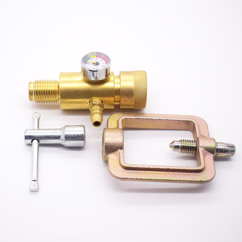 批发节能全铜乙炔减压器 防摔防震减压器氧气减压器乙炔减压器