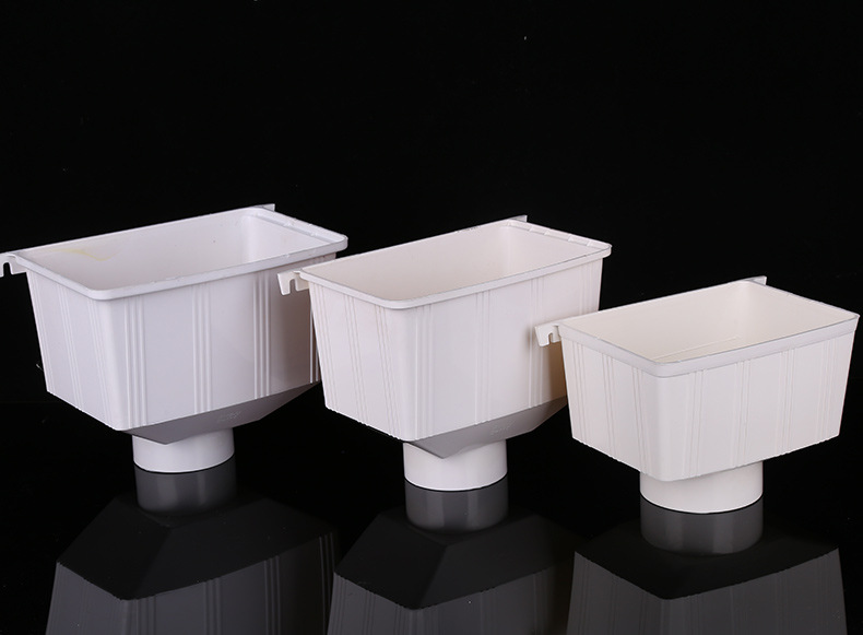 厂家供应 pvc110雨水斗 方型雨水斗 加厚 耐压,耐冲击雨水斗