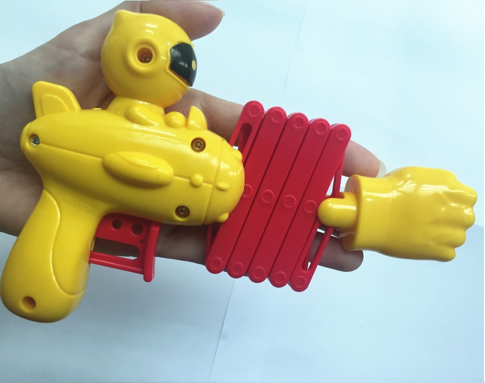 创意伸缩拳头枪 儿童整蛊玩具搞怪魔术弹力枪儿时怀旧恶搞小礼品