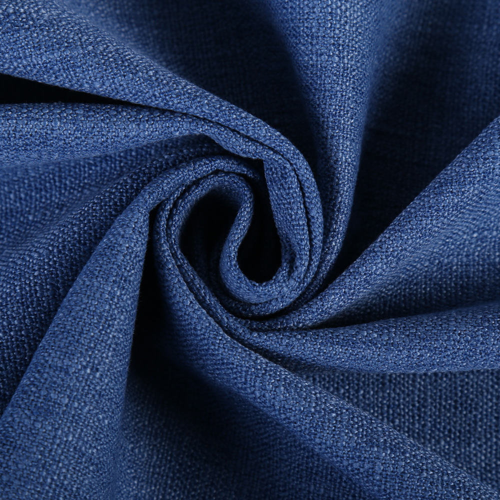 25色竹节粗麻棉布 麻布家居软装沙发箱包布艺 现货批发 可零剪