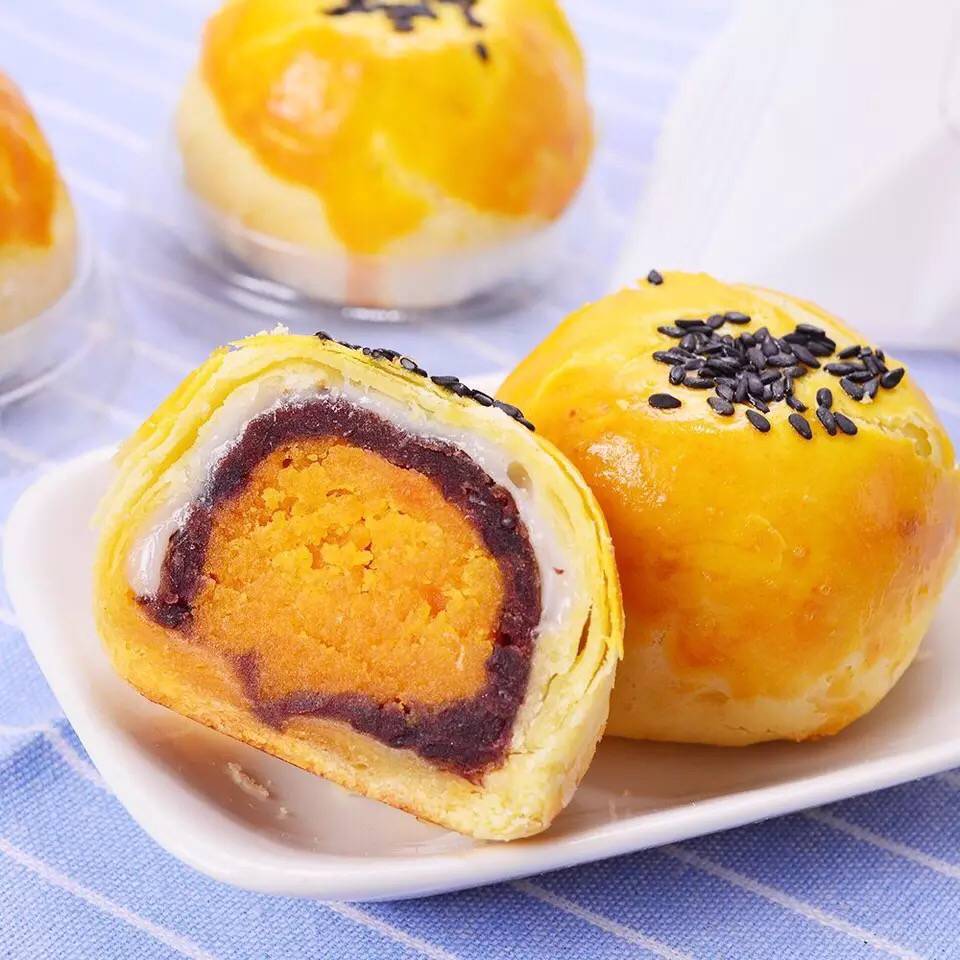 卡芙蕾蛋黄酥厦门酥饼咸蛋黄手工糕点点心早茶饼闽南特产批发