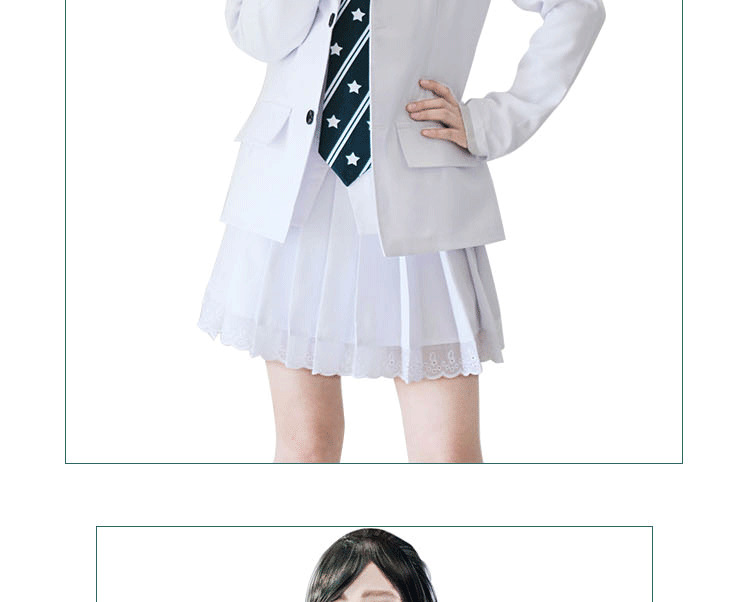 jk服绝地求生大逃杀吃鸡女款cos短裙校园套装cos服游戏服现货