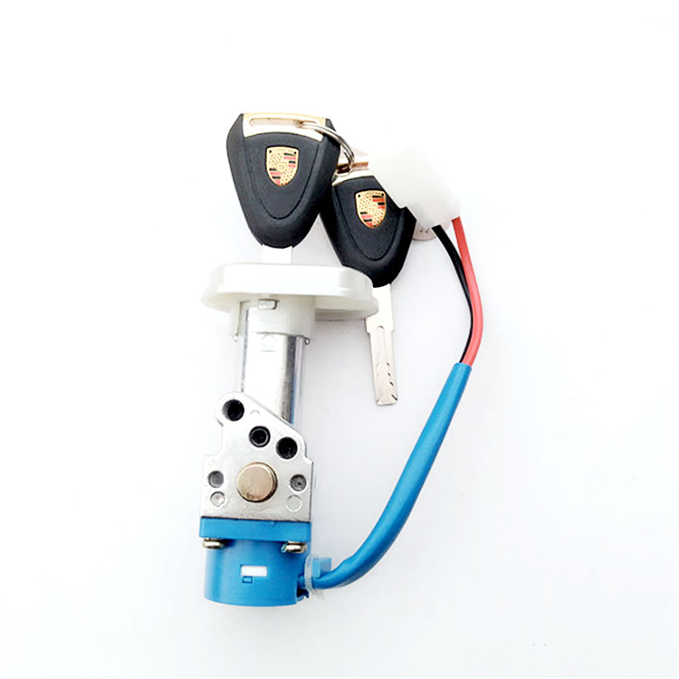 绿源雅迪爱玛绿佳绿驹绿骐立马龙威电门锁单锁新希望电动车电源锁