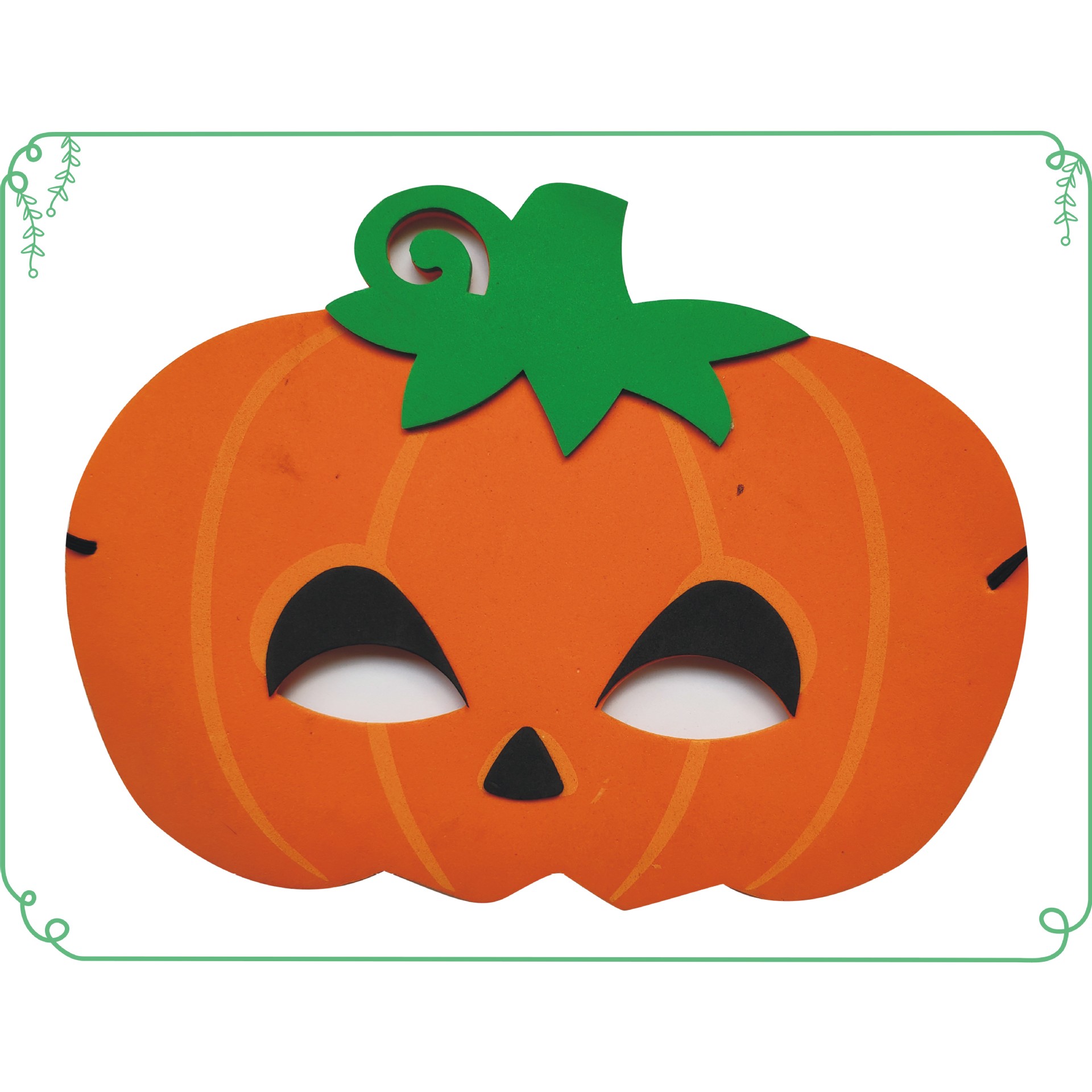 【厂家直销】卡通eva儿童面具/万圣节系列/南瓜面具