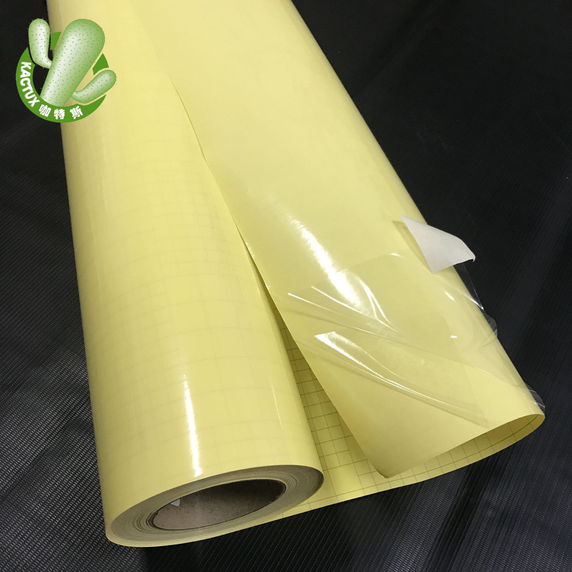 生产批发双面胶透明双面贴固定材料写真图文广告展板黄底纸pet胶