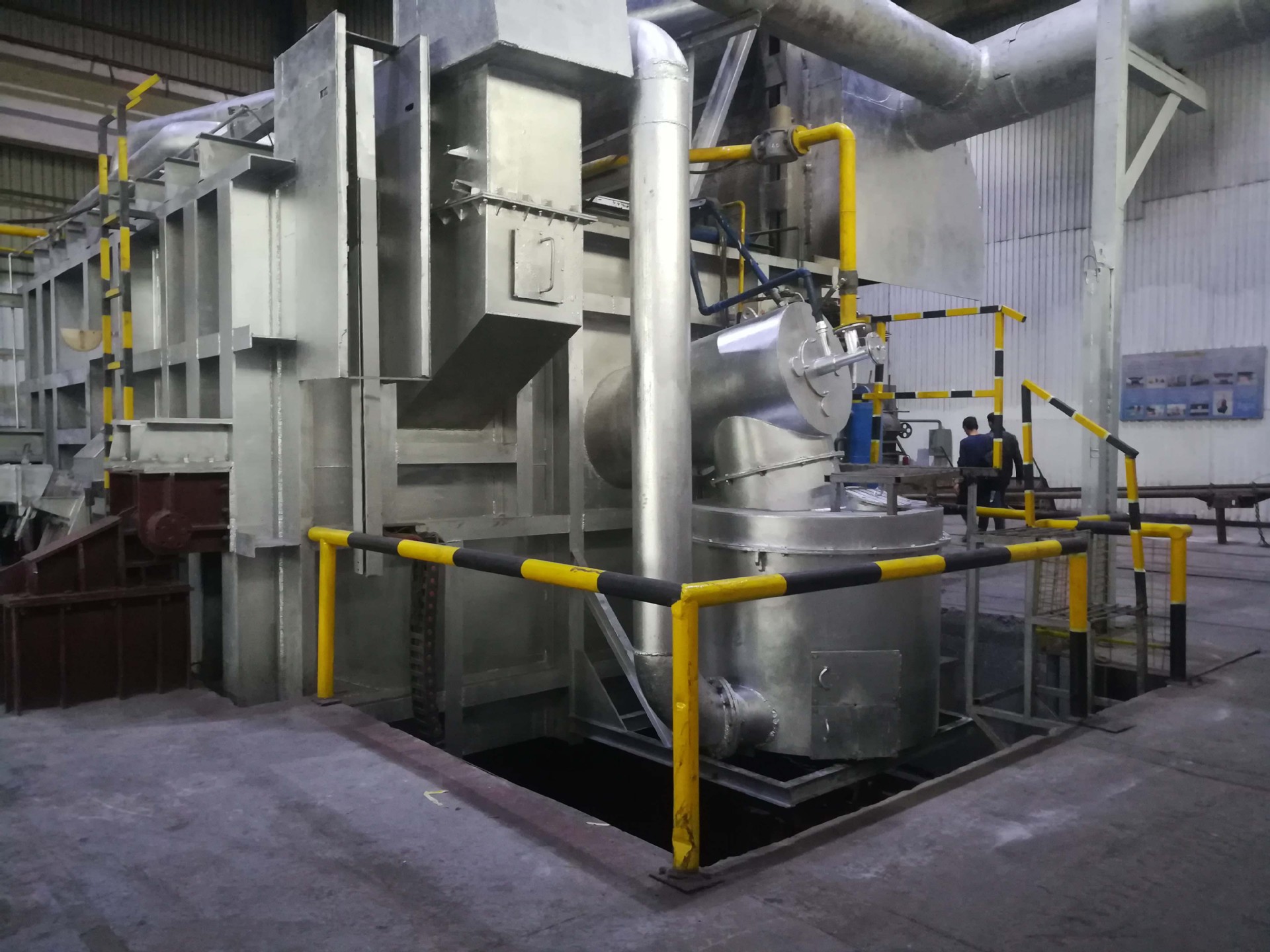 外贸出口俄罗斯工业熔铸炉50吨保温炉 均质炉定制熔铸生产线