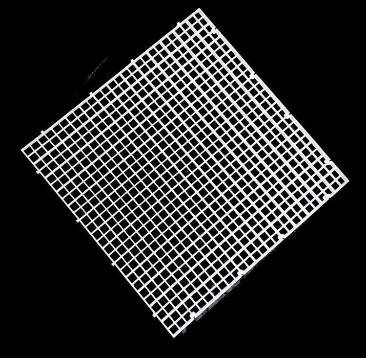 鱼缸底部隔离板隔离网亚克力过滤水泵可拆剪可拼接塑料网格分隔板