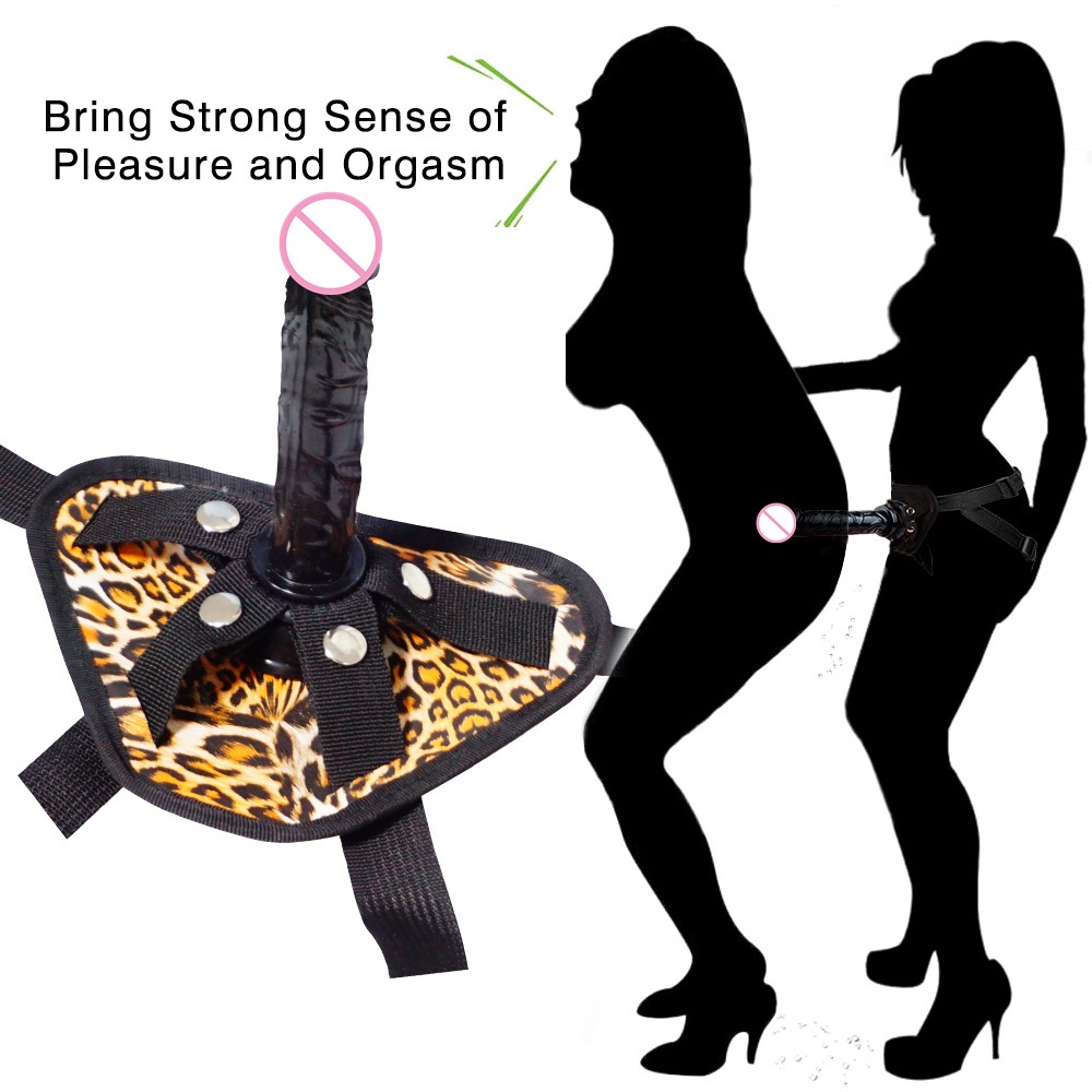 独家3环可拆卸豹纹穿戴仿真假阳具跨境电商爆款魔笛穿戴小老三f59