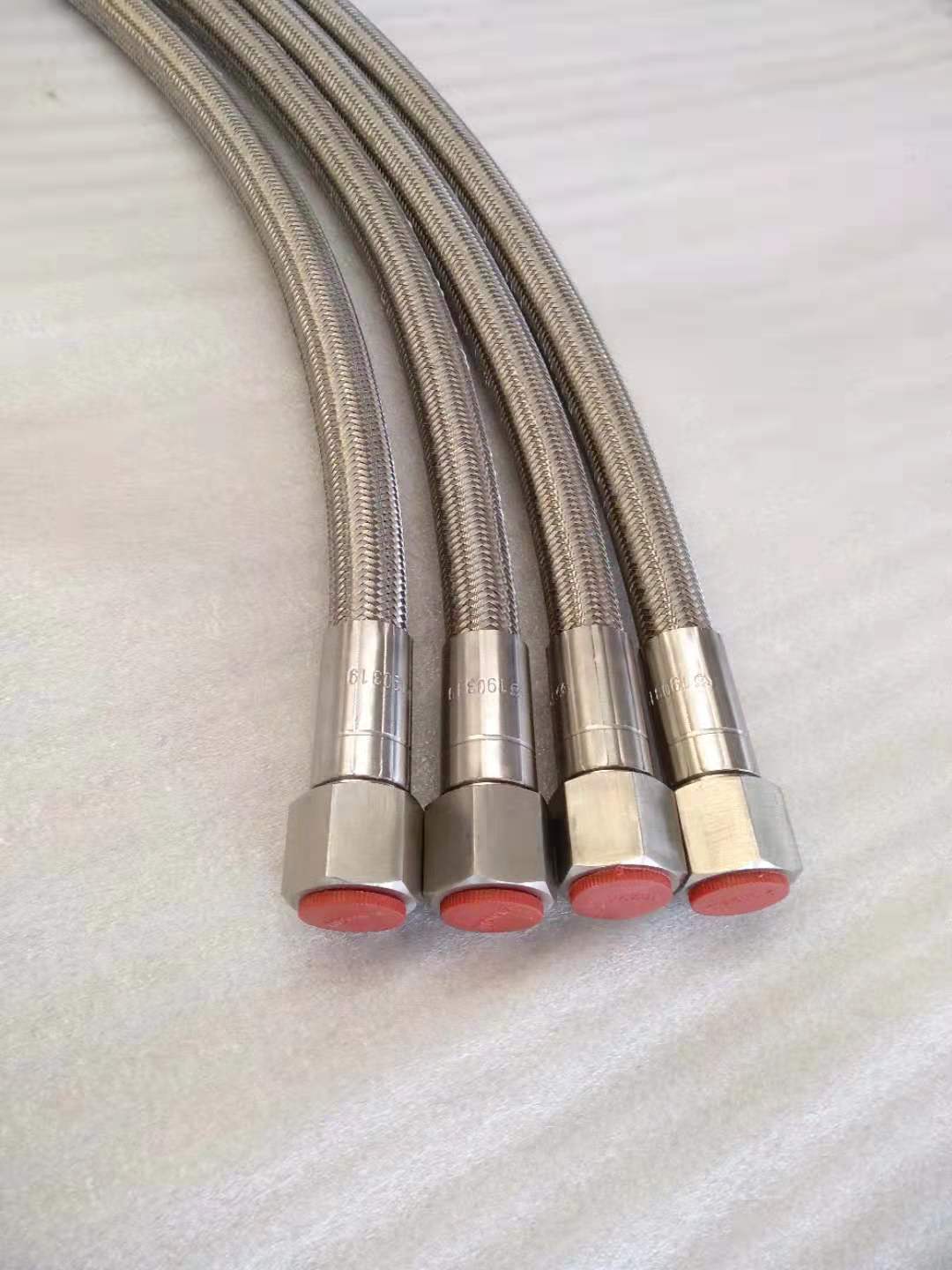 厂家订做不锈钢丝编织铁氟龙管耐高温四氟管耐高压高温软管