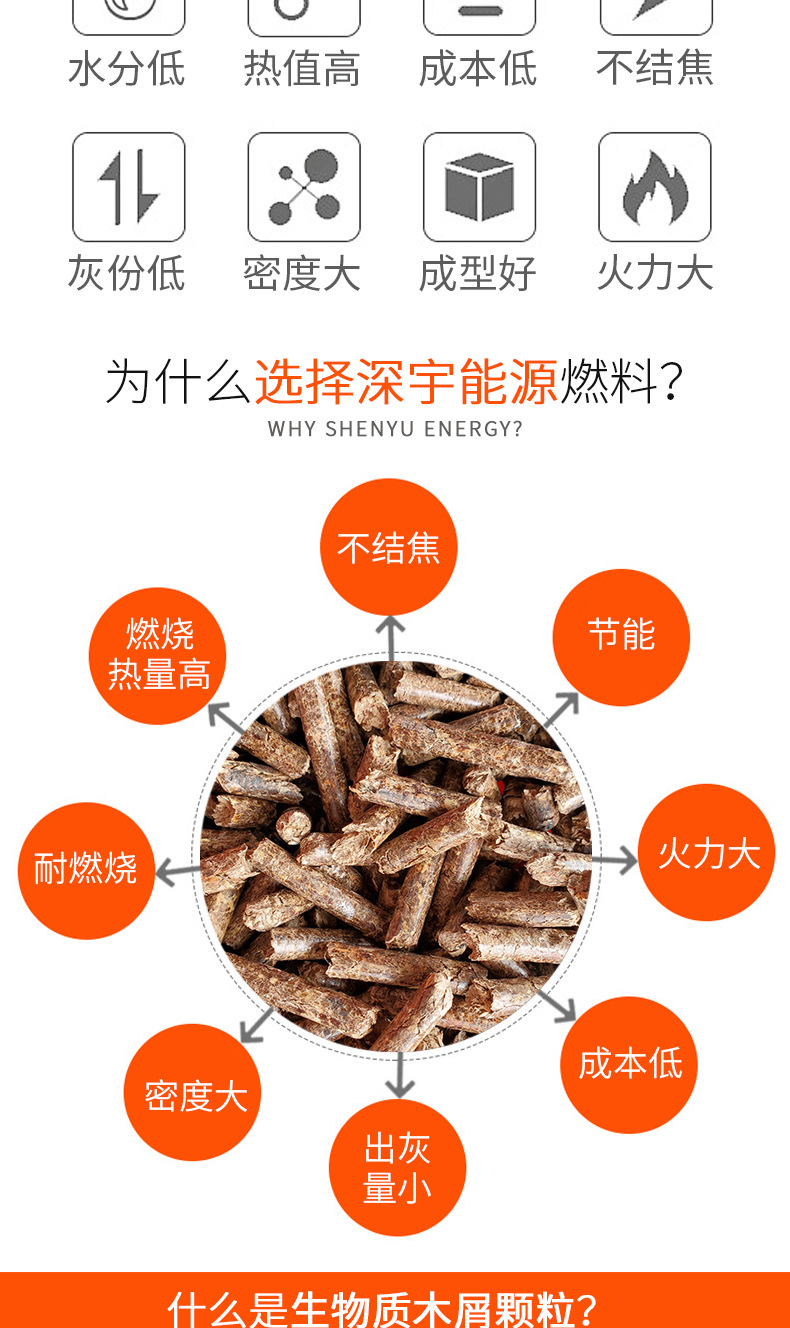 江西厂家批发生物质颗粒木屑颗粒纯生物质燃料新型绿色能源