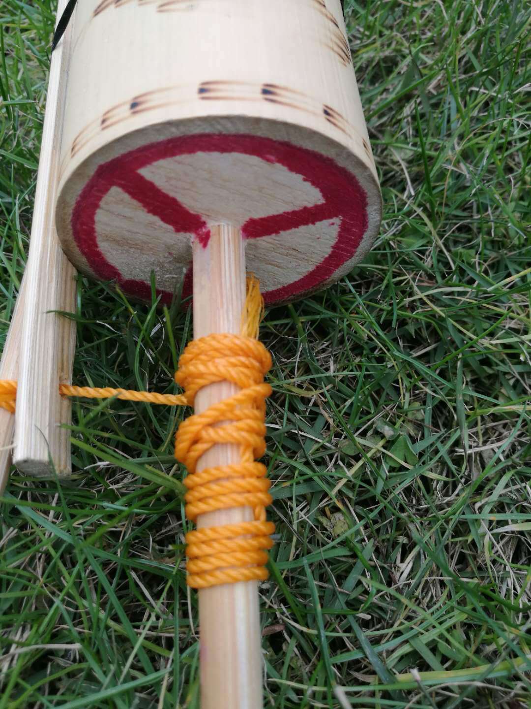 印度尼西亚 竹玩具 碳化 手工益智,怀旧童趣 特色文化-- 竹陀螺