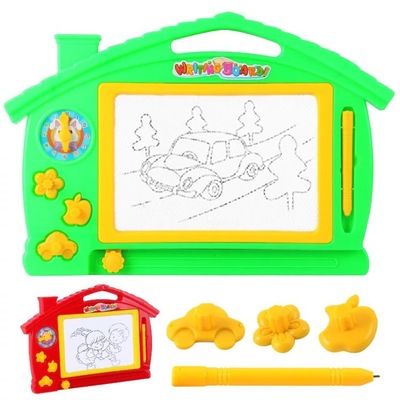 儿童黑白画板涂鸦板画板绘画板磁性黑白写字板男女学习玩具绘画板