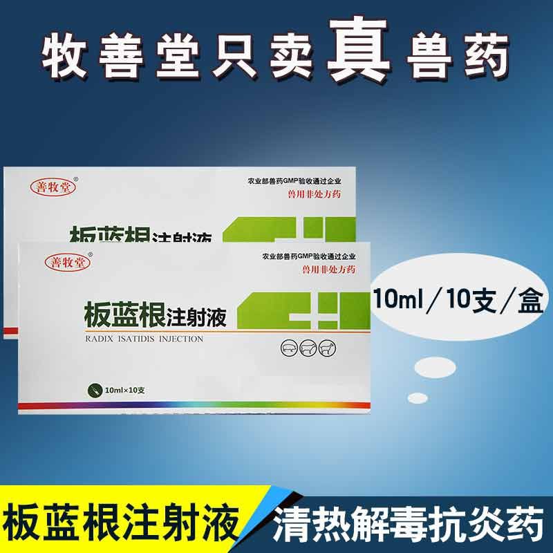 【兽药板蓝根针剂】高热清开灵 牛羊感冒 猪圆环病毒蓝耳病 禽药