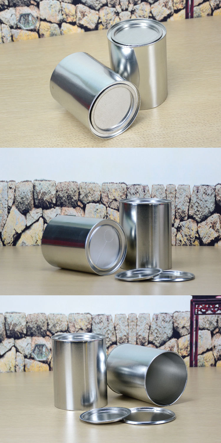 包邮072扣抵白加高马口铁茶叶罐铁罐铁盒通用食品罐金属小茶罐子