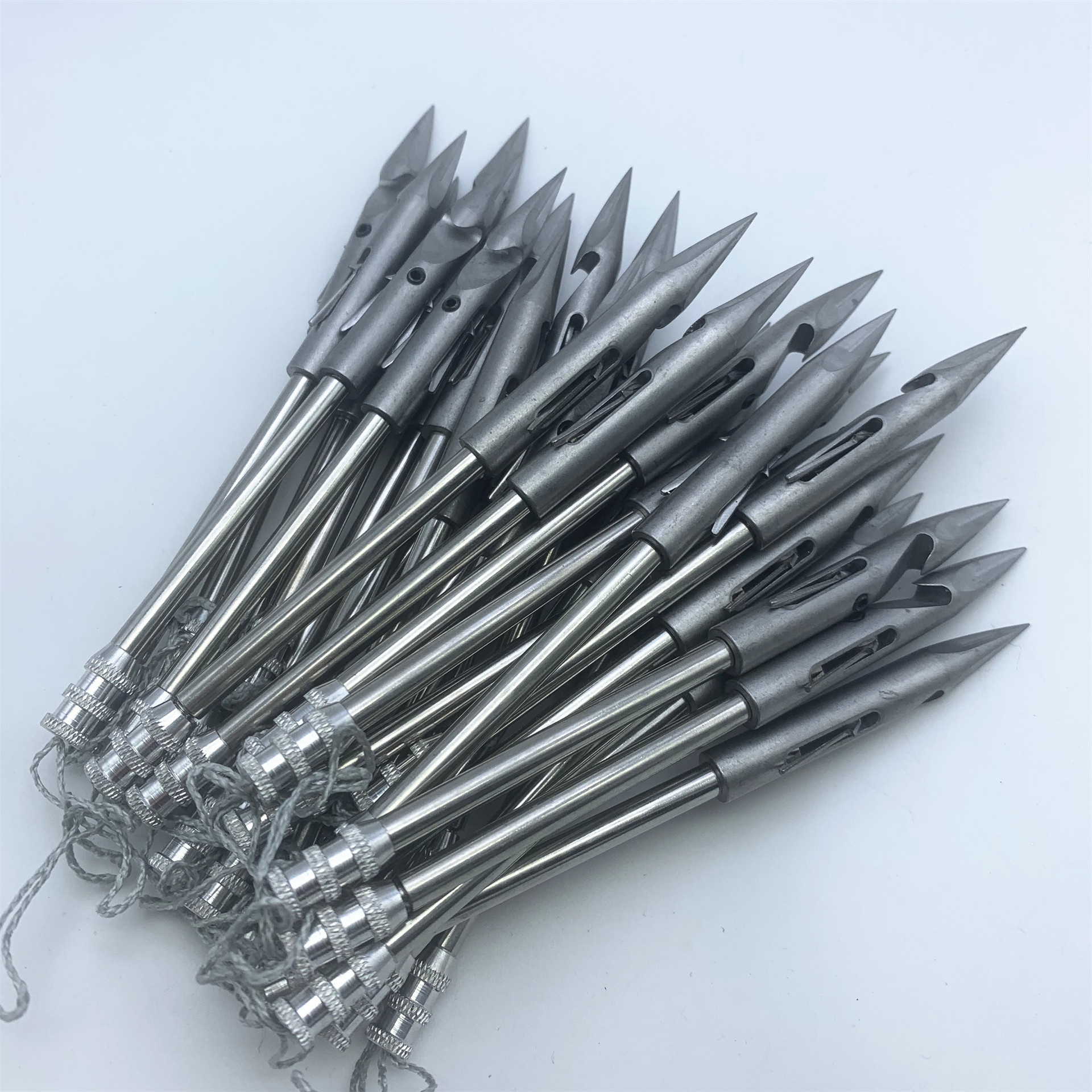 弹弓鱼镖 重头440c强磁鱼镖不锈钢射鱼镖 射鱼皮筋射鱼器射鱼弹弓