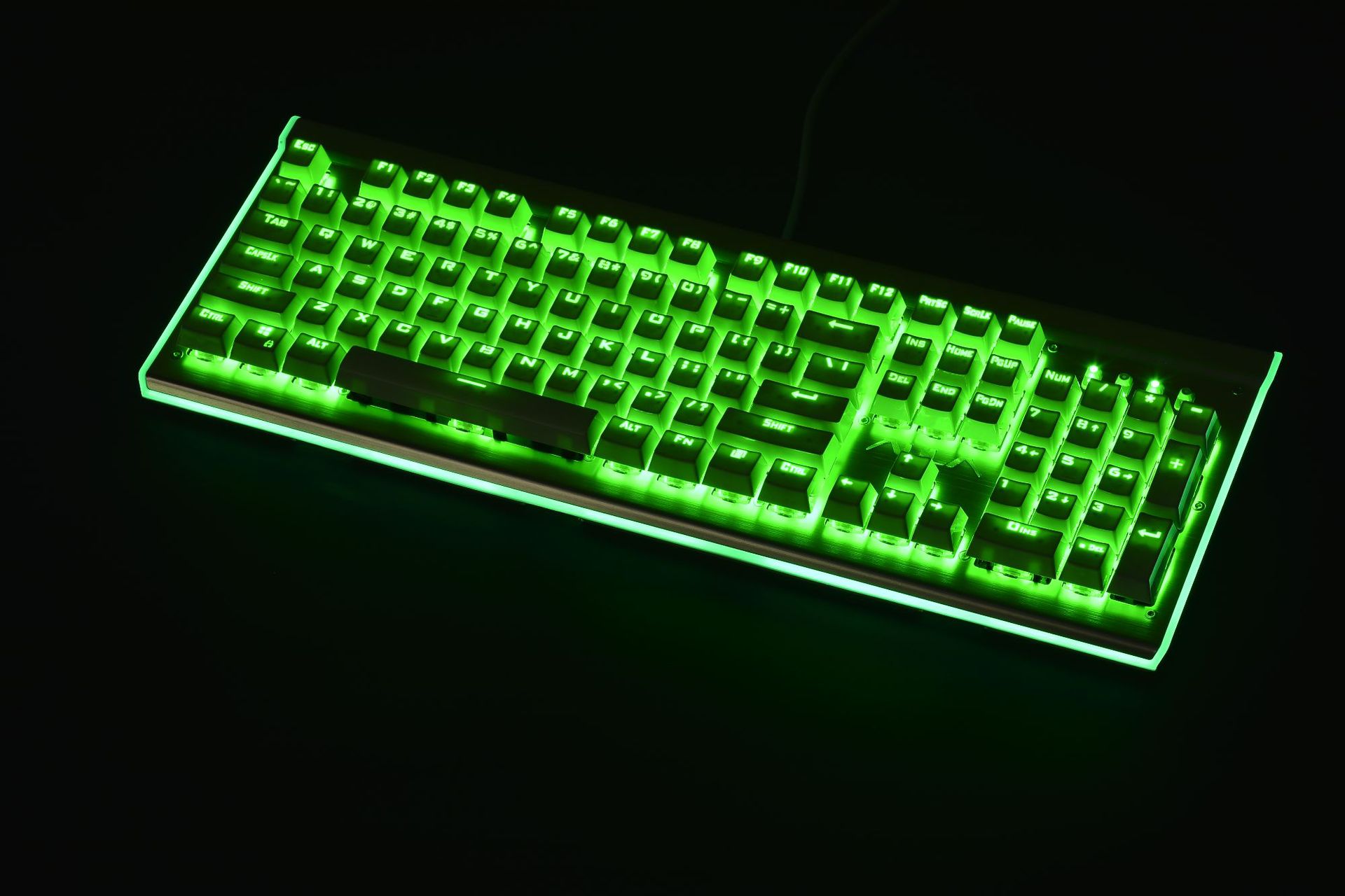 南下狼蛛机械键盘网吧金属朋克背光吃鸡usb游戏青轴薄膜机械键盘