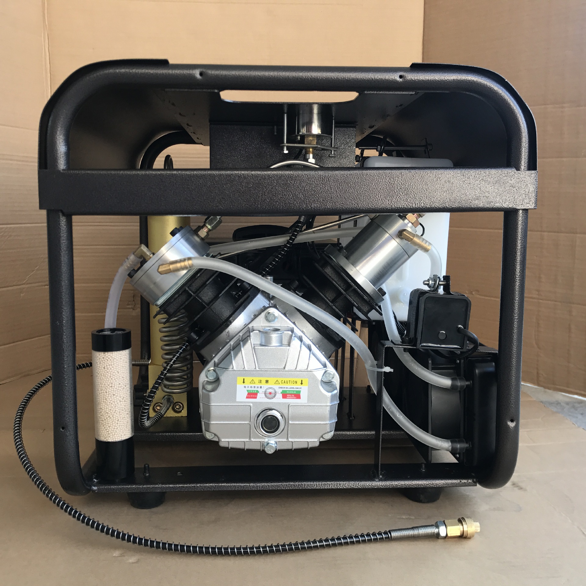 tuxing潜水呼吸款电动打气机30mpa 双缸充气泵4500psi 自动关机