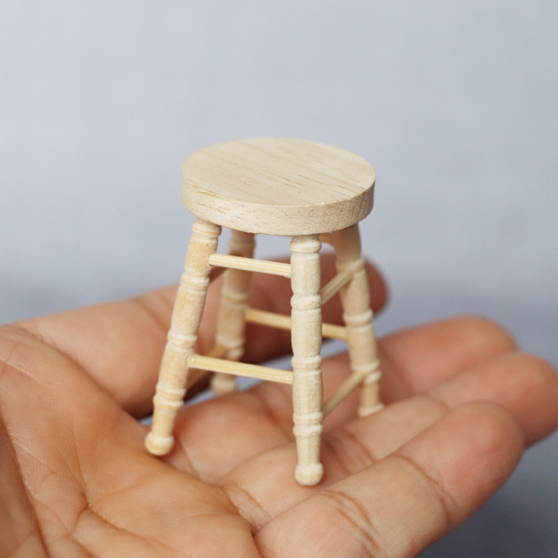 [manufacturer promotion] 1：12 dollhouse dollhouse mini furniture kitchen scene diy oak blank