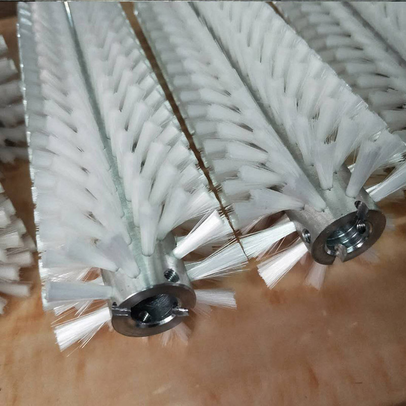 厂家定制工业毛刷辊铝合金毛刷辊尼龙丝毛刷辊耐高温辊刷量大价优