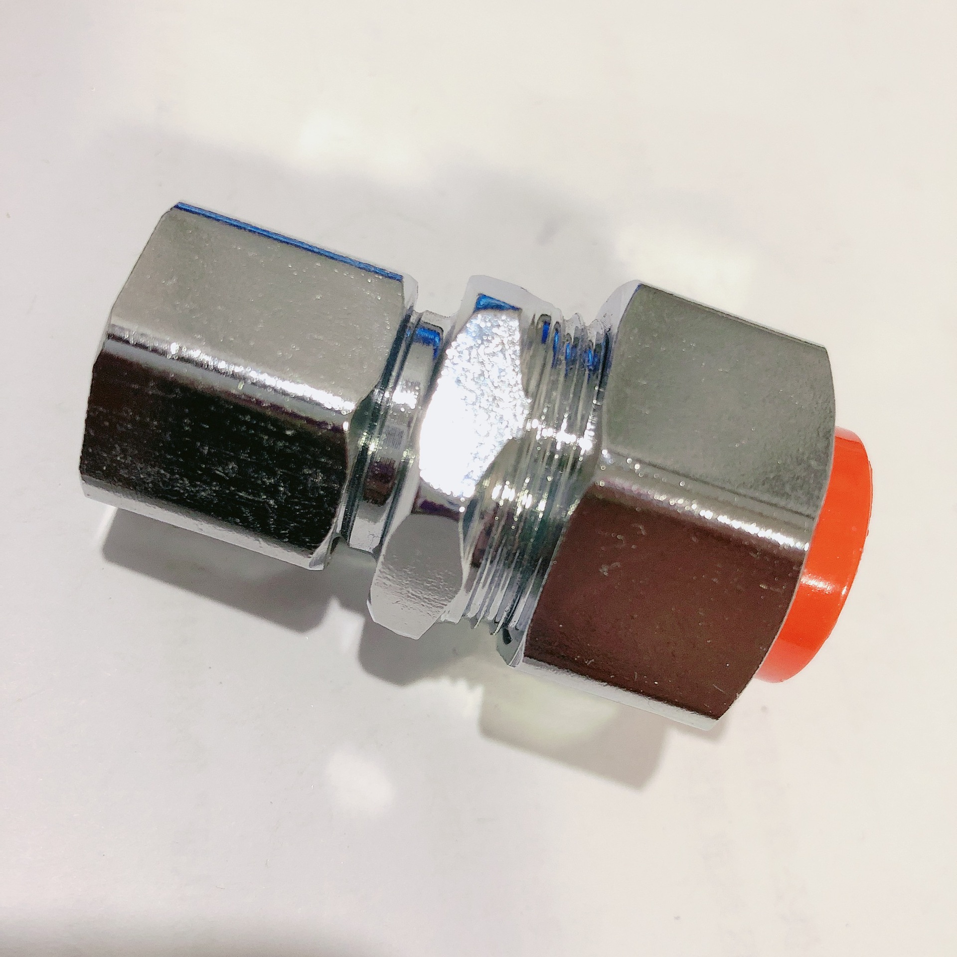 格林插口宝塔4分燃气管铜接头 燃气波纹管快插接头煤气管螺口转换