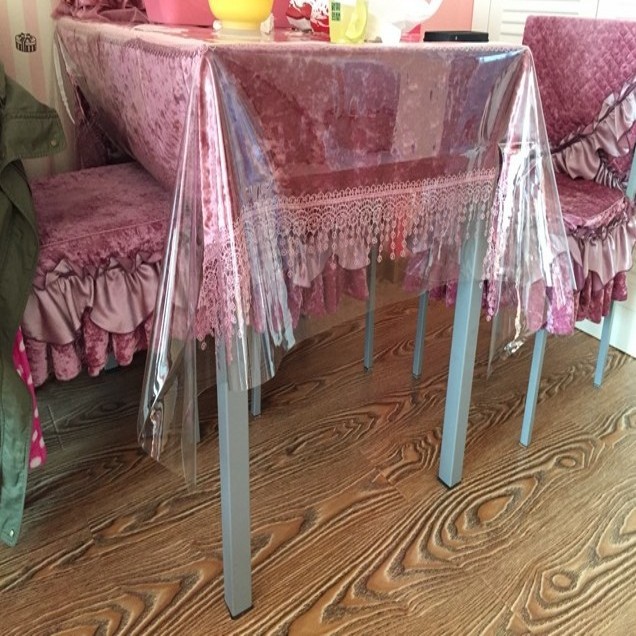 超薄0.23MM下垂餐桌垫透明塑料PVC软质玻璃 防水防油免洗保护桌布