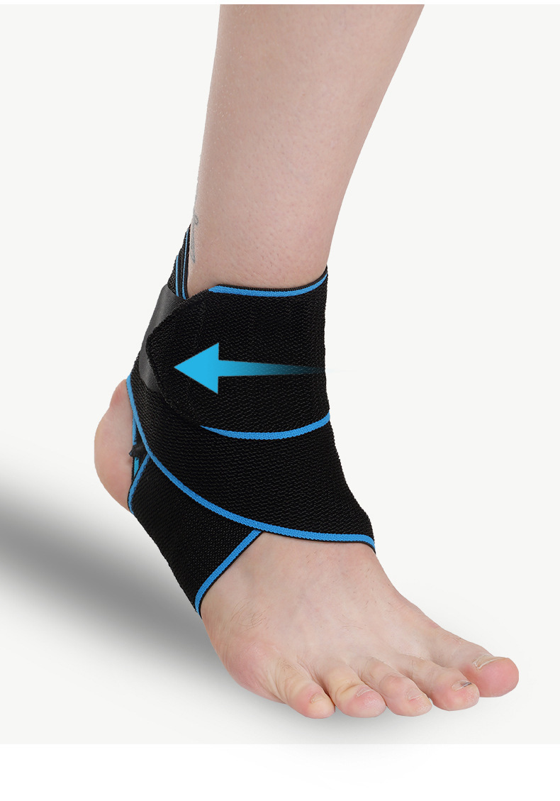 绷带缠绕运动护踝 篮球足球跑步护脚踝防扭伤硅胶防护护脚腕男女